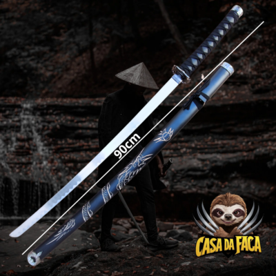 Katana Black Dragon bd-09125 Sem Fio de Corte